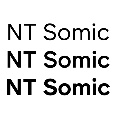 Шрифт NT Somic | ИТ-компания Сминк Шрифт NT Somic