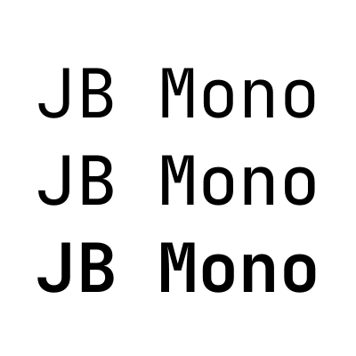 Шрифт JetBrains Mono