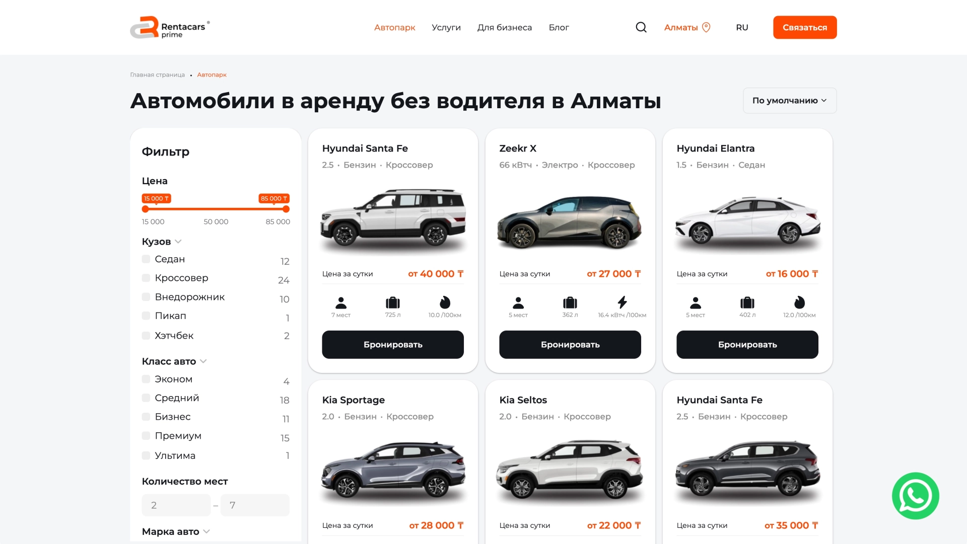 Каталог автомобилей — на платформе Smink | ИТ-компания Сминк Каталог автомобилей